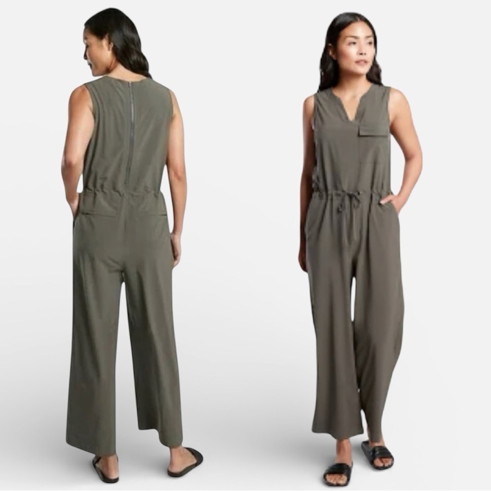 ATHLETA Topanga Wide Leg Jumpsuit Size Small